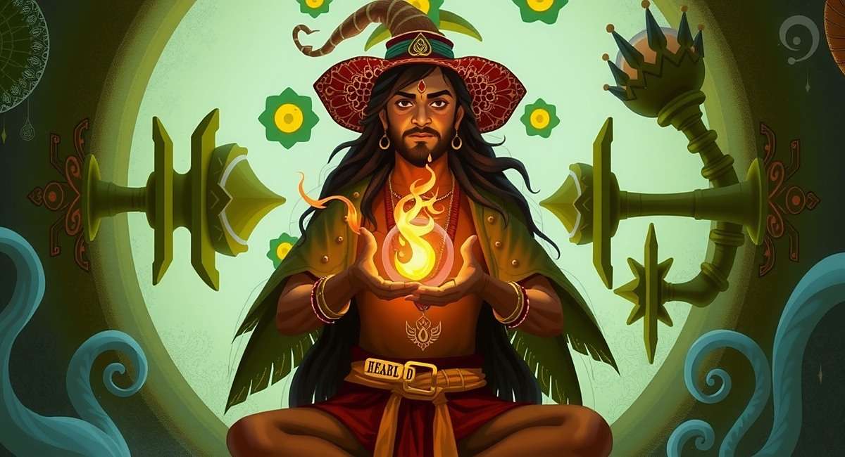 Fennel Warlock S Path Magic Training Fennel Warlock S Path magic training - Arjun learning Ayurvedic alchemy from a guru in Kerala