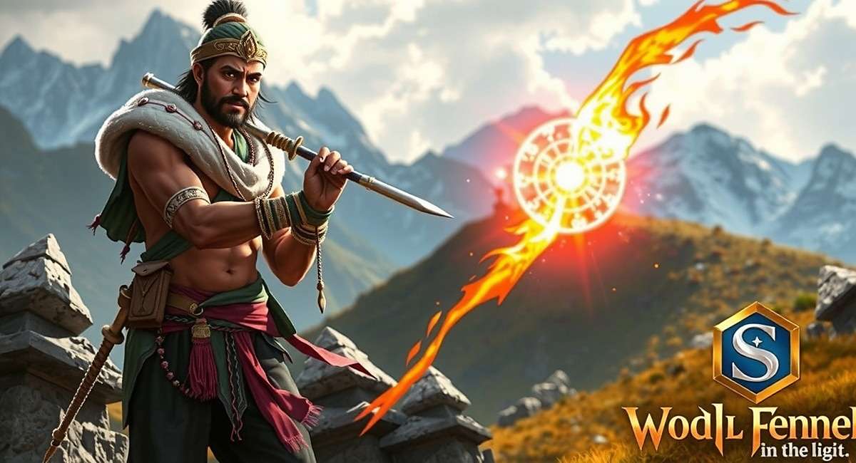 Fennel Warlock S Path Magic Gameplay Fennel Warlock S Path gameplay - Arjun Fennel casting Vedic spell in Himalayan mountains